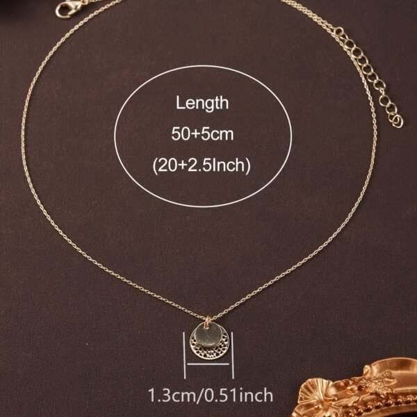 1a03a331-4609-454b-9eac-6c8b72bd8c97.jpg Vintage Geometric Pattern Pendant Necklace