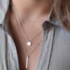Vintage Layered Sequin Necklace for Women