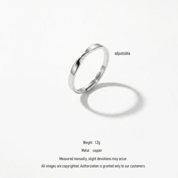 Hip-Hop Stainless Steel Adjustable Unisex Ring