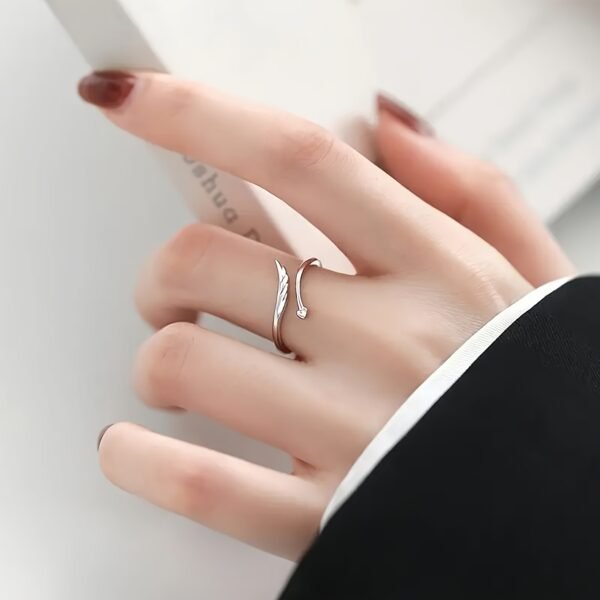 Elegant Bamboo Joint Ring for Women