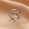 Hip-Hop Stainless Steel Adjustable Unisex Ring