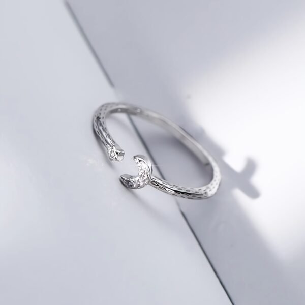 Women’s Elegant Stars & Moon Celestial Ring