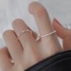 Vintage Adjustable Angel Wings Couple Ring