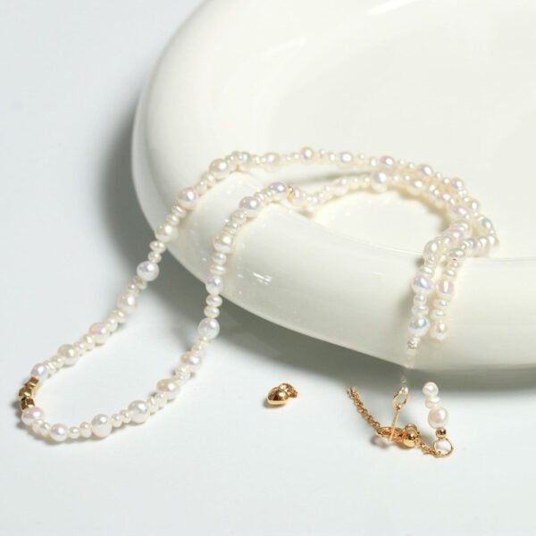 Mini Rice Bead Collarbone Necklace for Women