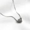 Tiny Heart Sterling Silver Necklace