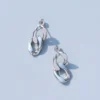 my-11134201-7qul1-ljavwla7w4zqcf.webp Silver Double Chain Drop Earrings