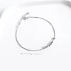 Little Beanie Silver Bracelet