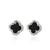 my-11134207-820li-ml1qn6v4pzid44.webp Clover Black Stone Stud Earrings