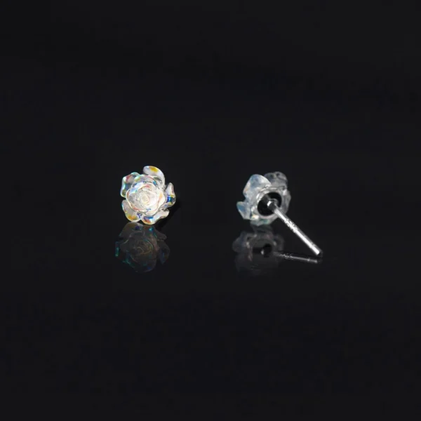 Celestial Rose Stud Earrings