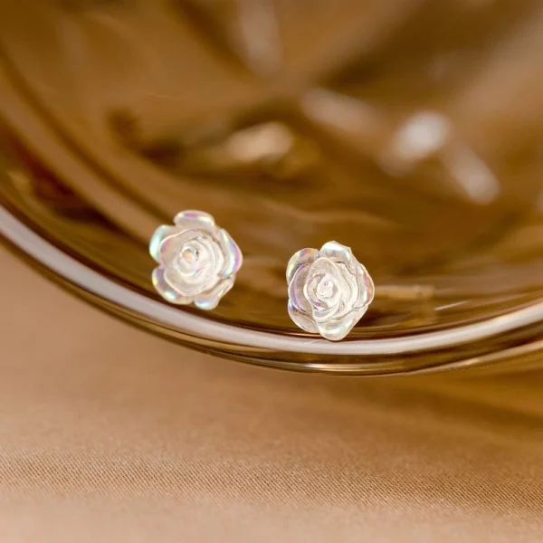Celestial Rose Stud Earrings