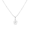 Leilani Flower CZ Pendant Necklace
