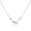 Snowflake CZ Christmas Pendant Necklace